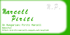 marcell piriti business card